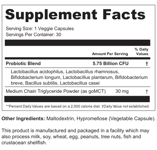 Supplement Facts for Flora Drift