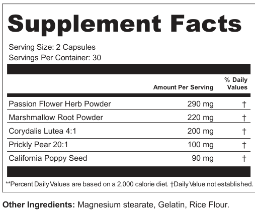 Supplement Facts for Neuron Thread