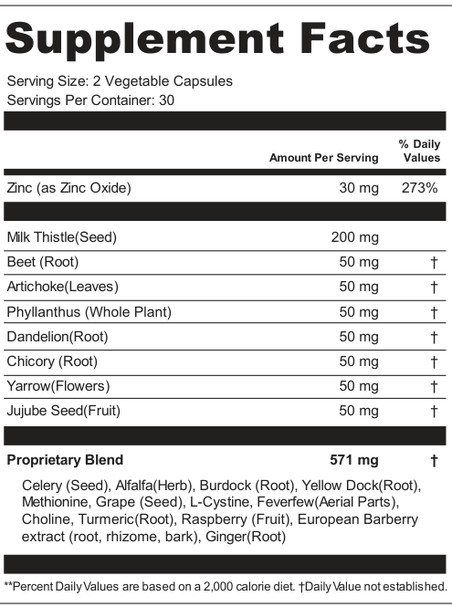 Supplement Facts for Solstice Veil